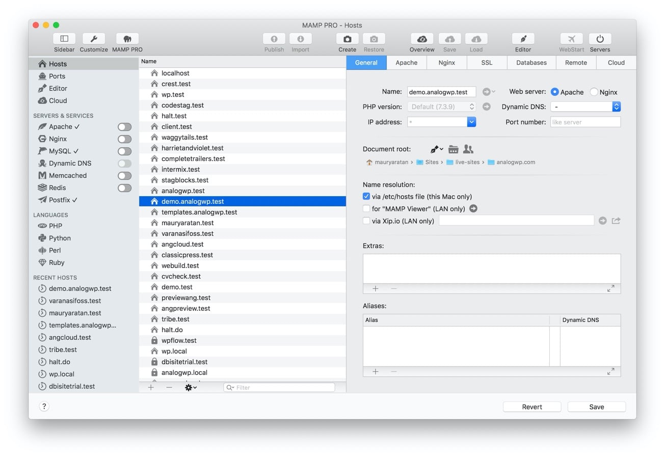 text editor for mac mamp